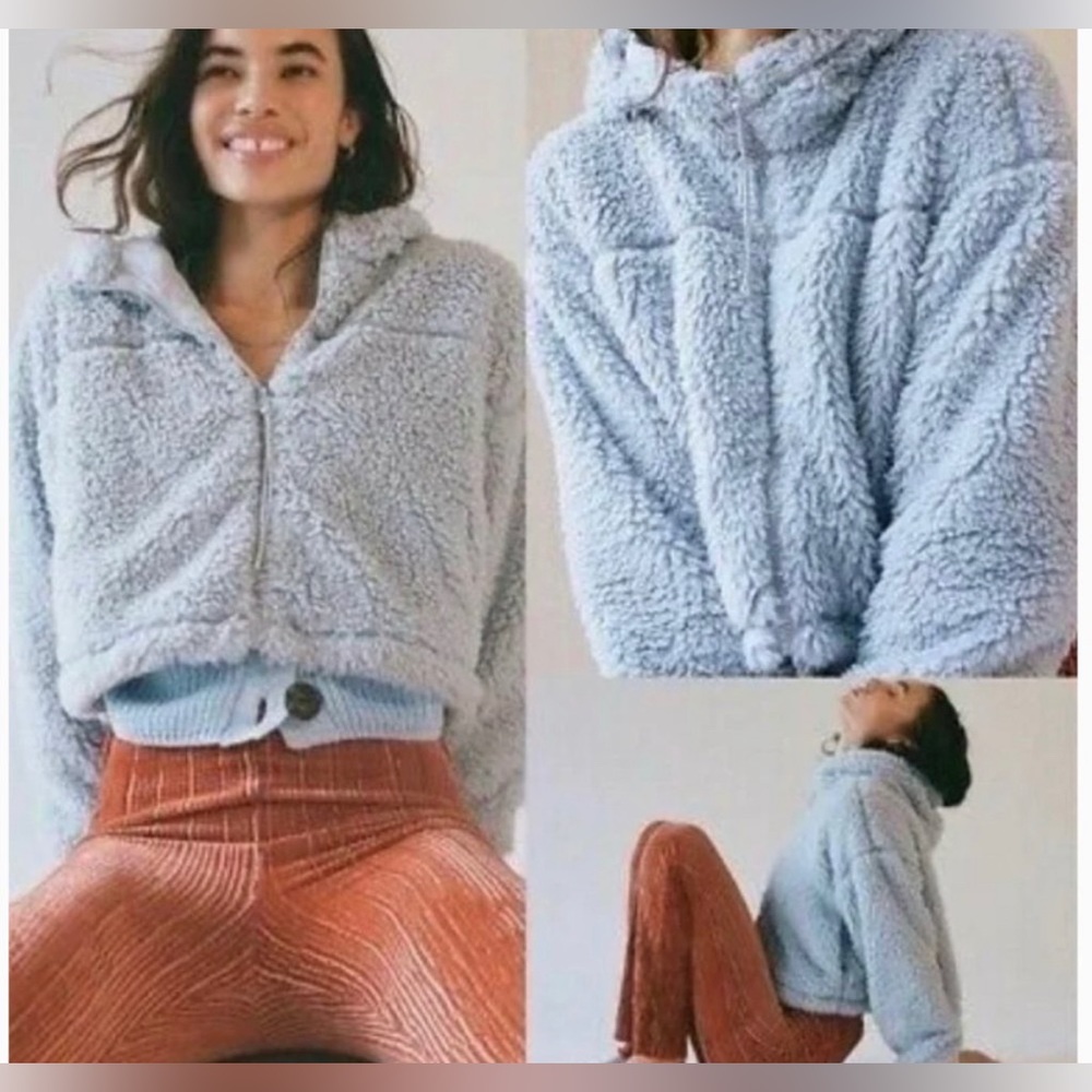 BDG Teddy Crop Jacket